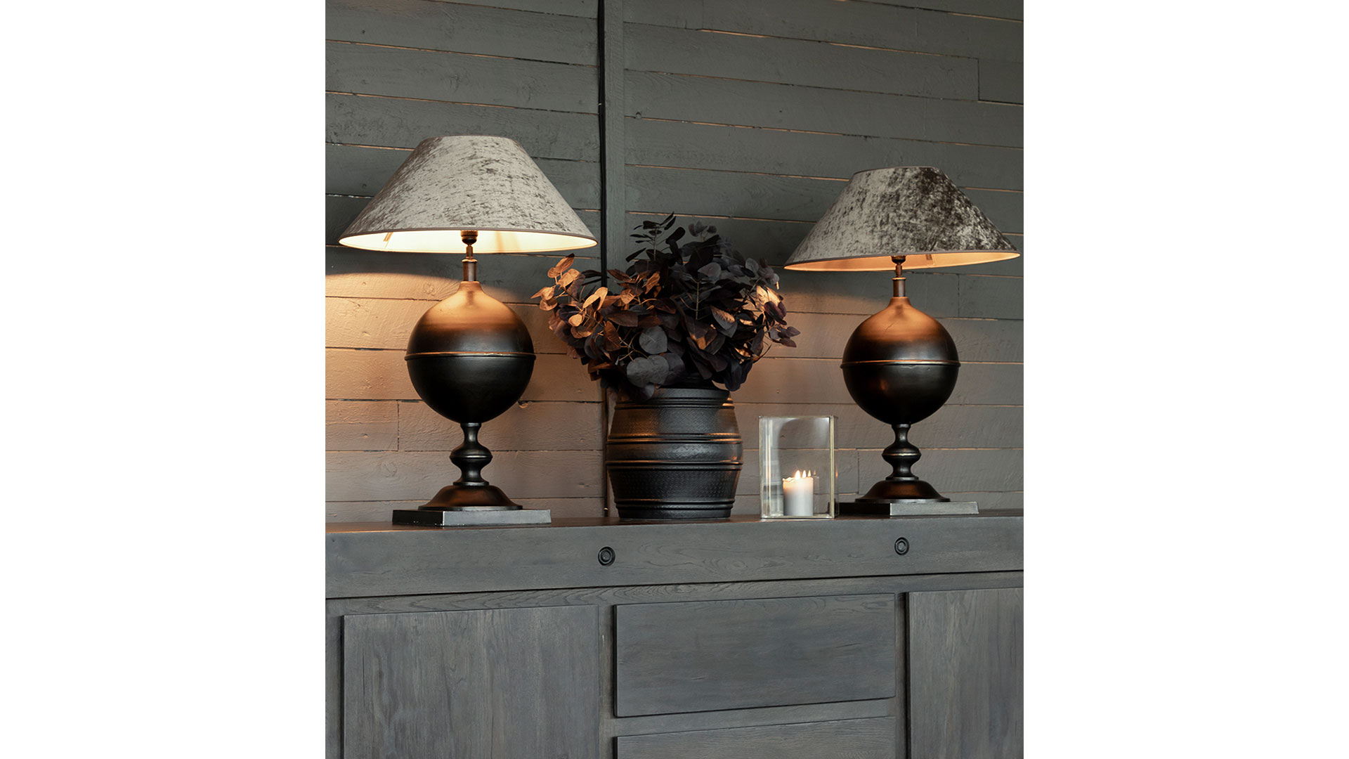 Pimonte lampfot antique brass