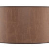 Cylinder lampskärm leather brown large