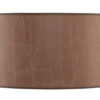Cylinder lampskärm leather brown large