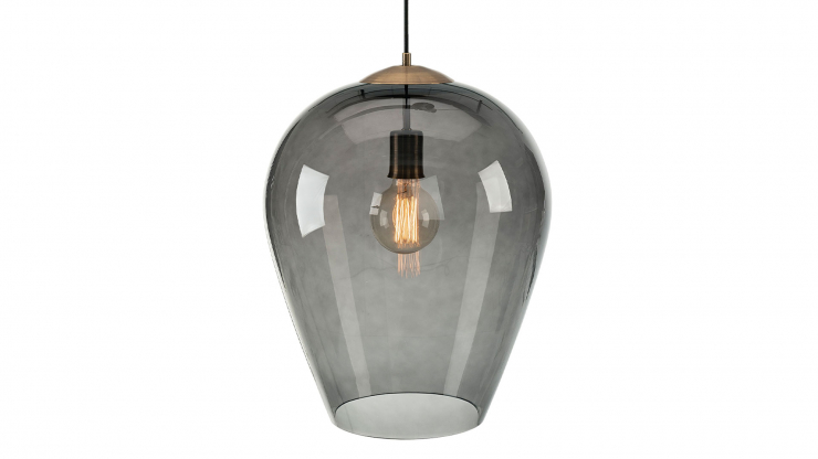 Infinity taklampa smoke grey