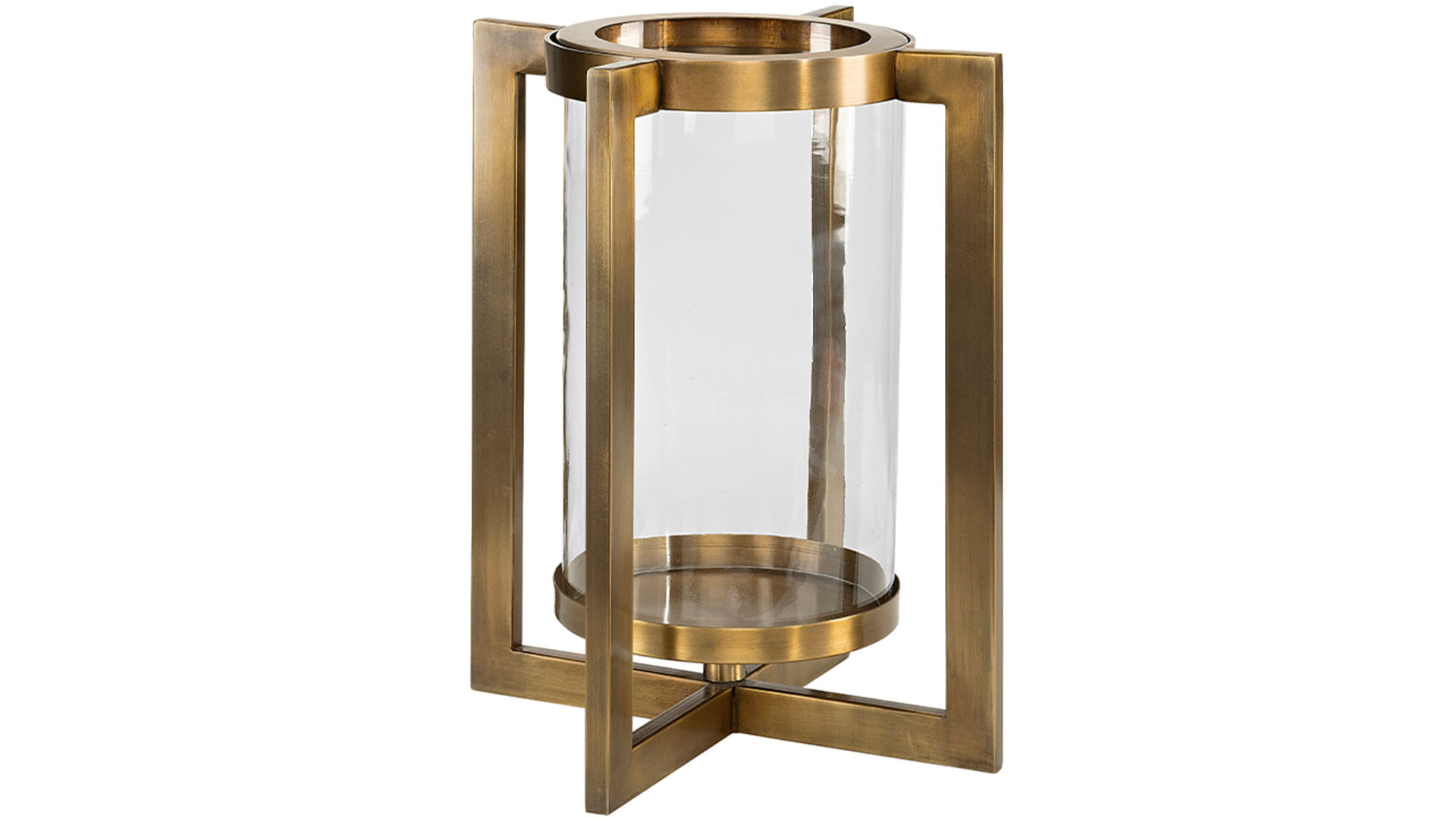 Verano ljuslykta antique brass medium