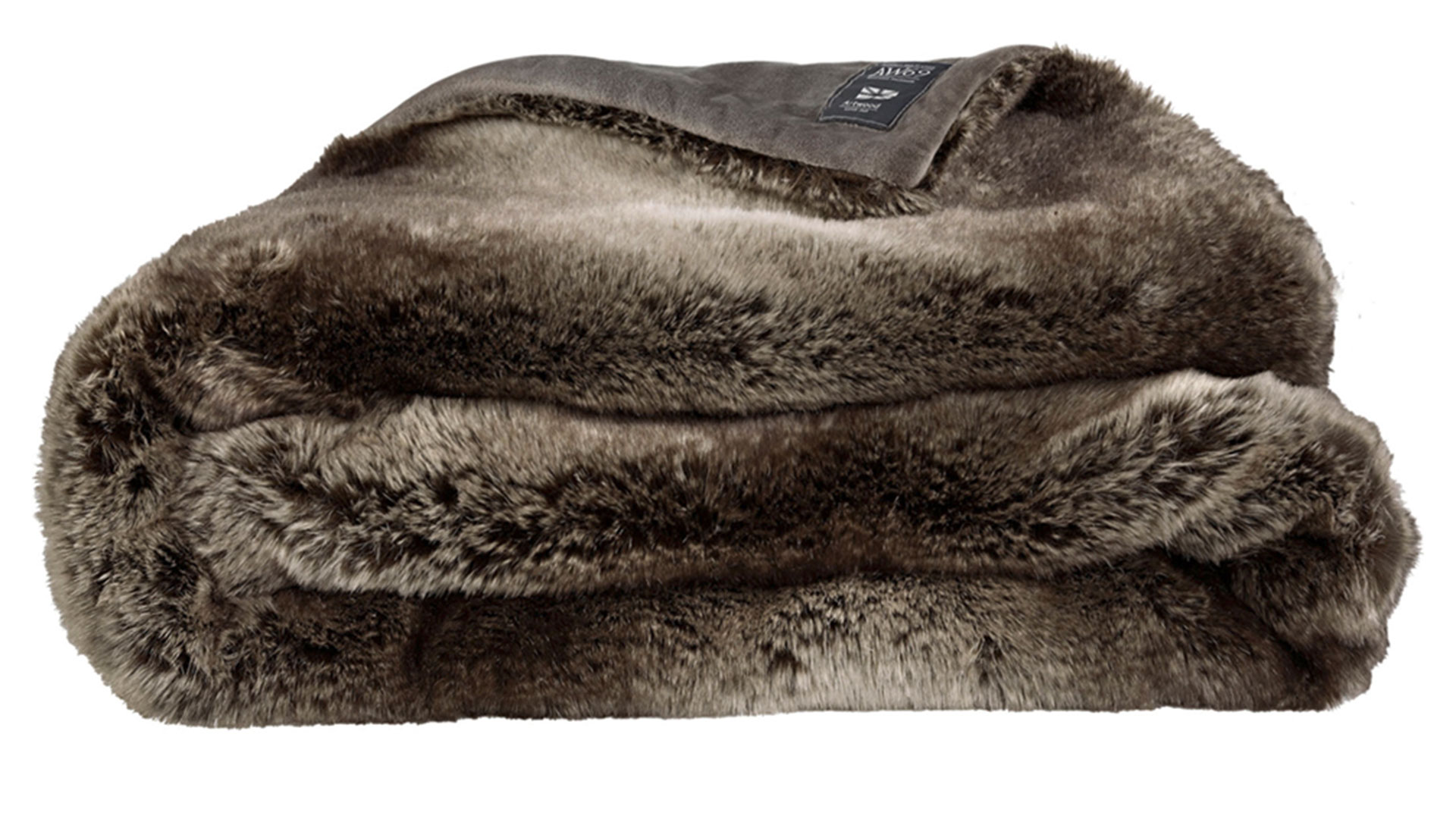 Grey bear pläd fuskpäls 150x260cm