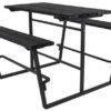 Snapparp picnicbord hög svart/svart
