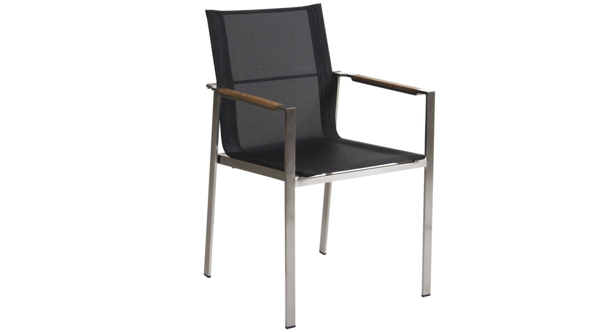 Gotland karmstol teak/grå