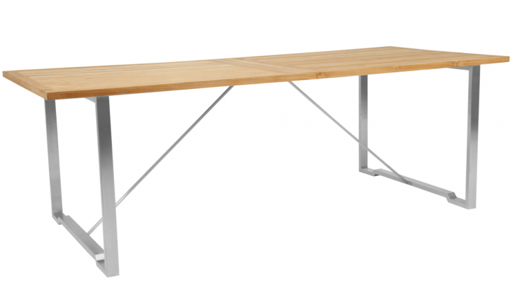 Gotland matbord teak/grå