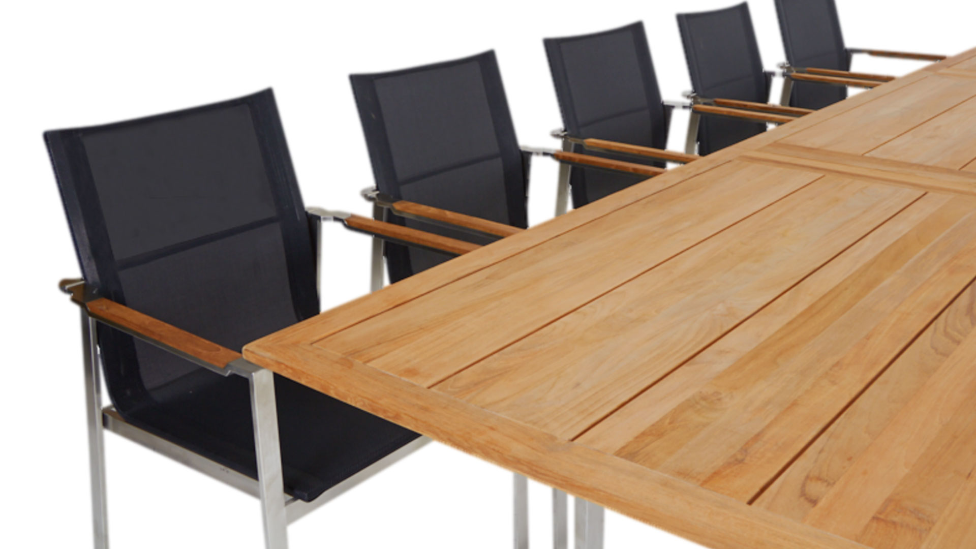 Gotland matbord teak/grå