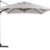 Linz parasoll grå/khaki 250x250cm