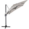 Linz parasoll grå/khaki 250x250cm