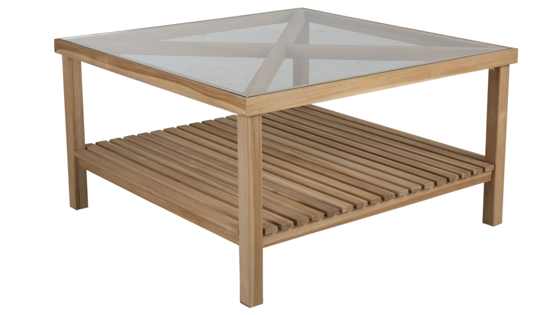 Varm soffbord teak 100cm