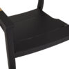 Chios karmstol inkl. dyna svart/teak