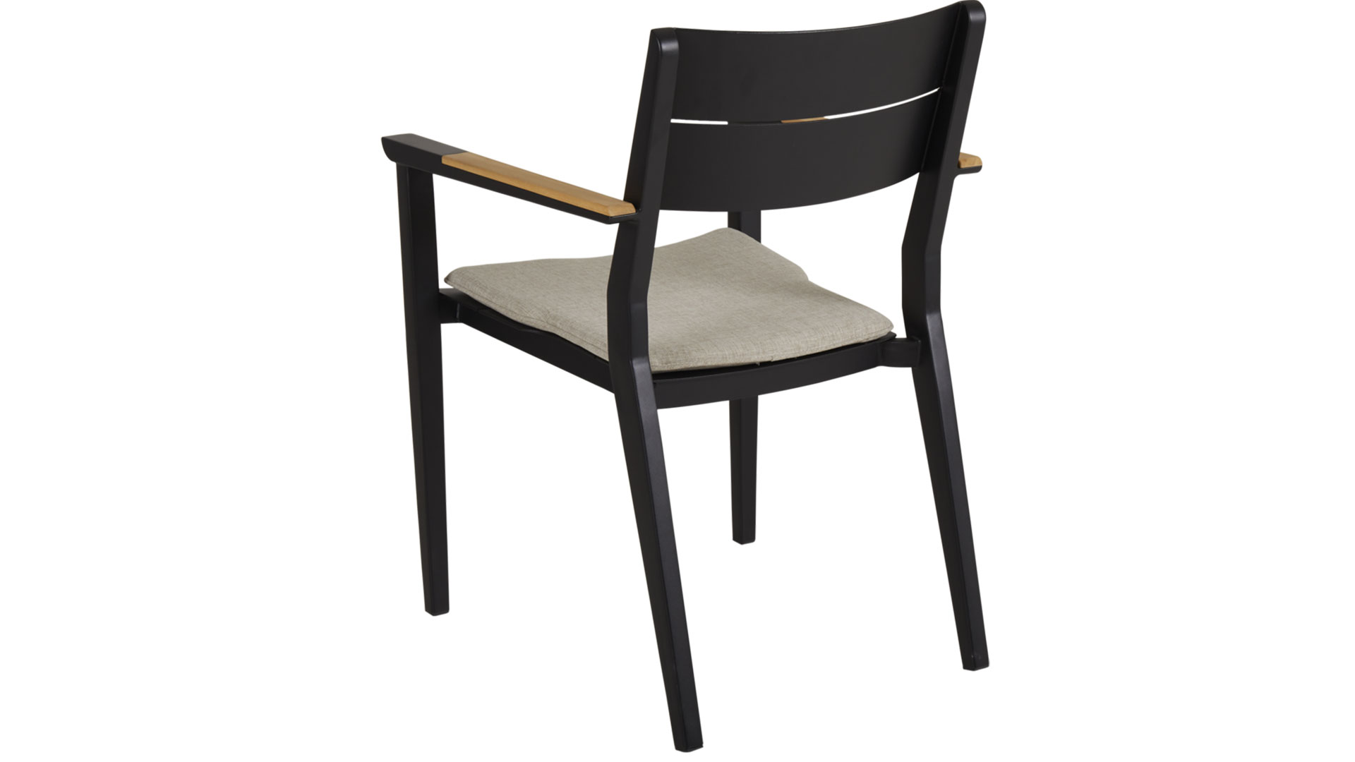 Chios karmstol inkl. dyna svart/teak