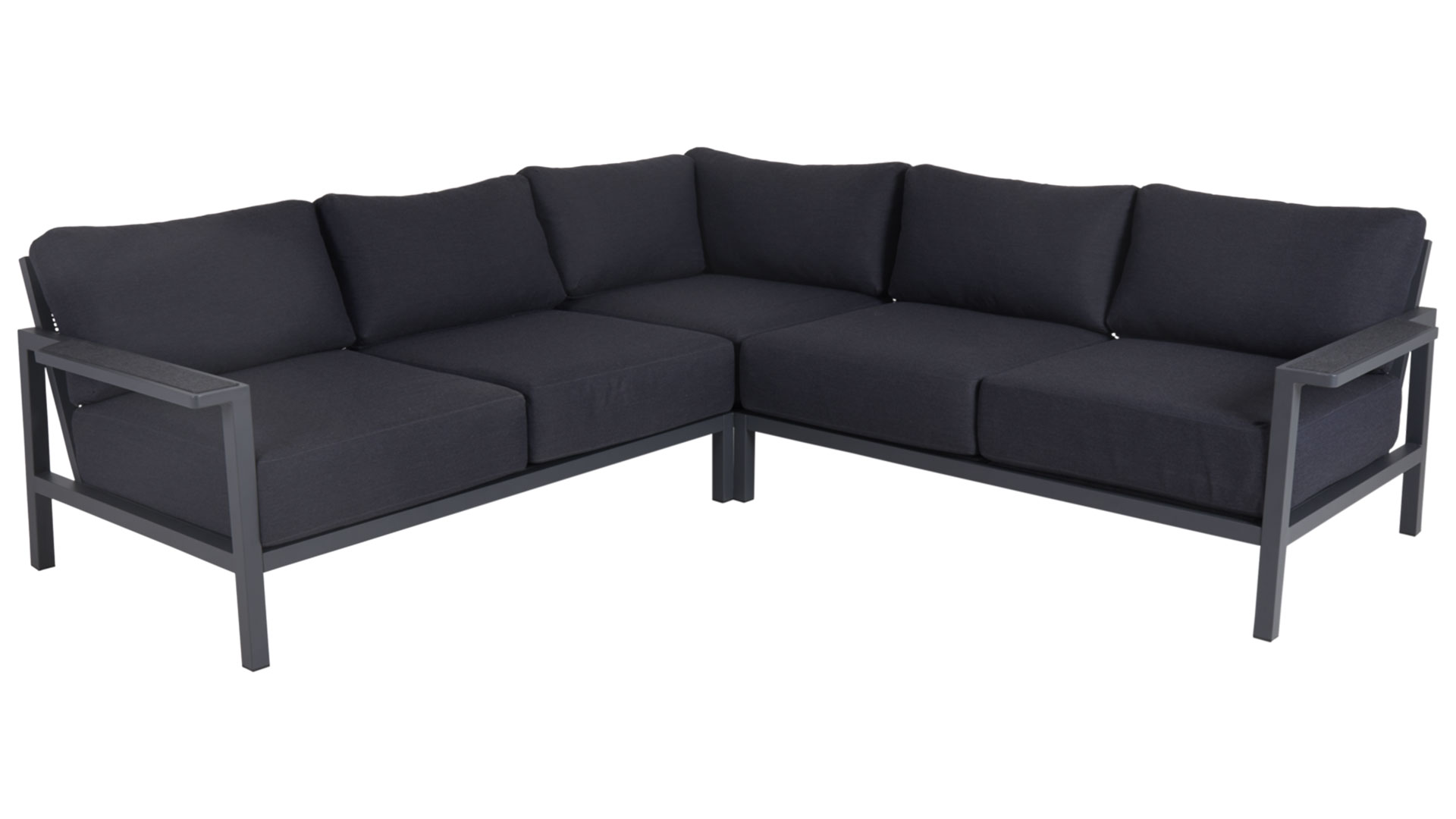 Skalfort hörnsoffa grå/grå