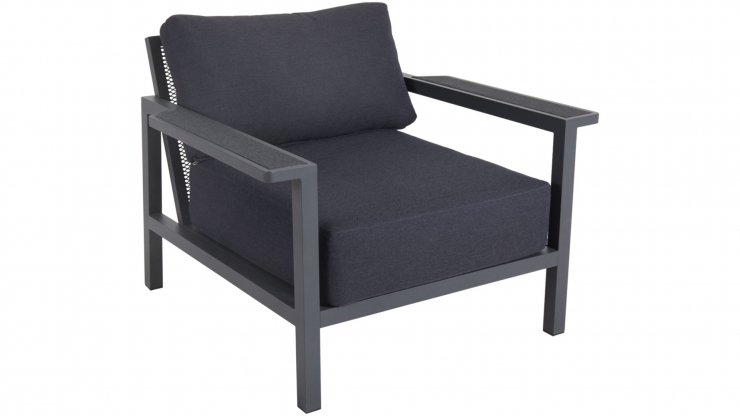 Skalfort fåtölj grå/grå