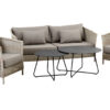 Aster soffa 3-sits beige/beige