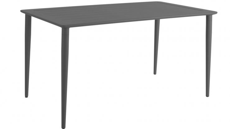 Nimes matbord mörkgrå 200cm