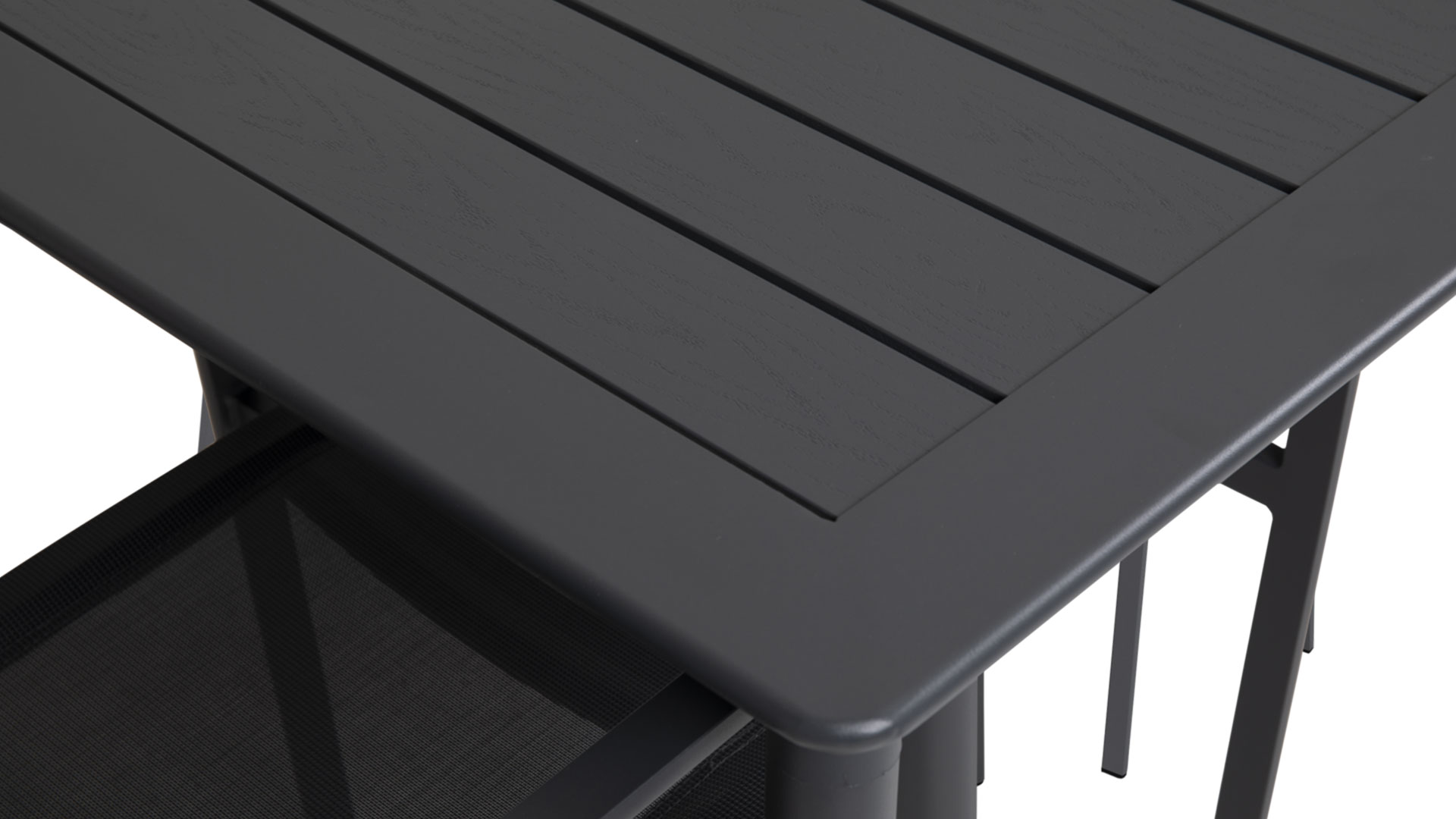 Nimes matbord mörkgrå 140cm