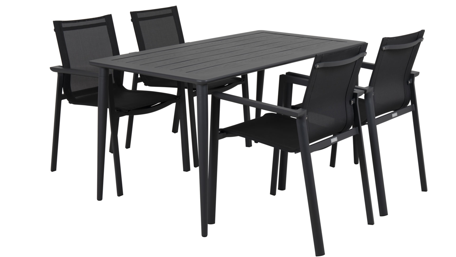 Nimes matbord mörkgrå 140cm