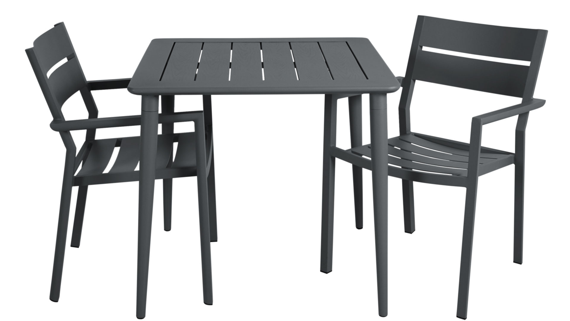 Nimes matbord mörkgrå 78cm