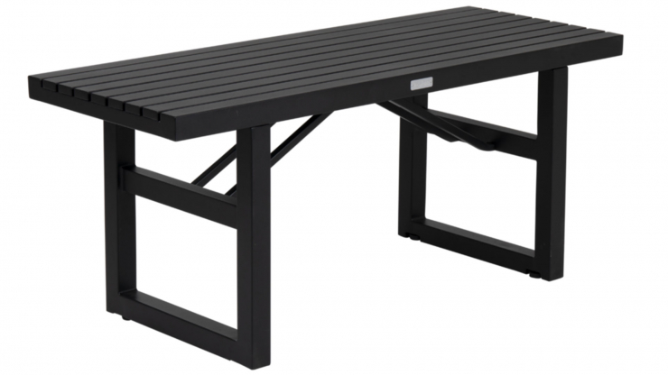 Vevi bänk svart 105cm