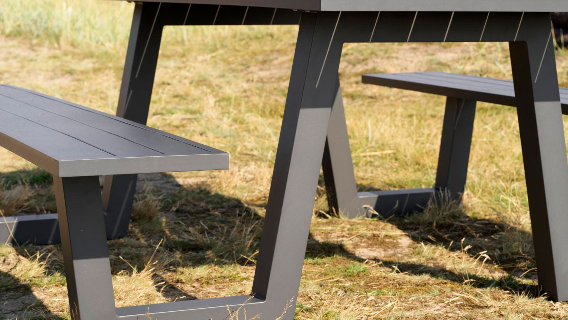 Bolid picnicbord grå