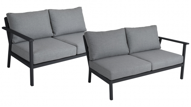 Samvaro avslutsdel låg höger/vänster grå