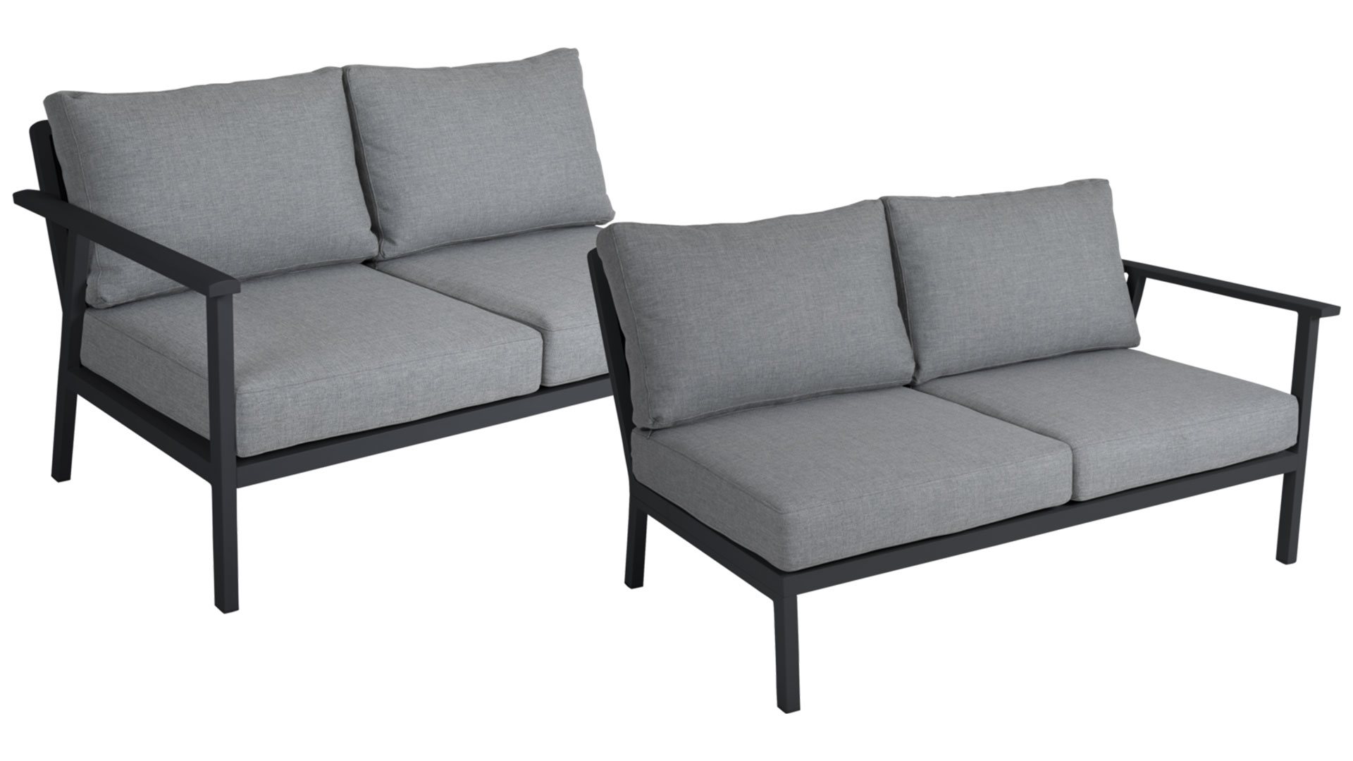 Samvaro avslutsdel låg höger/vänster grå