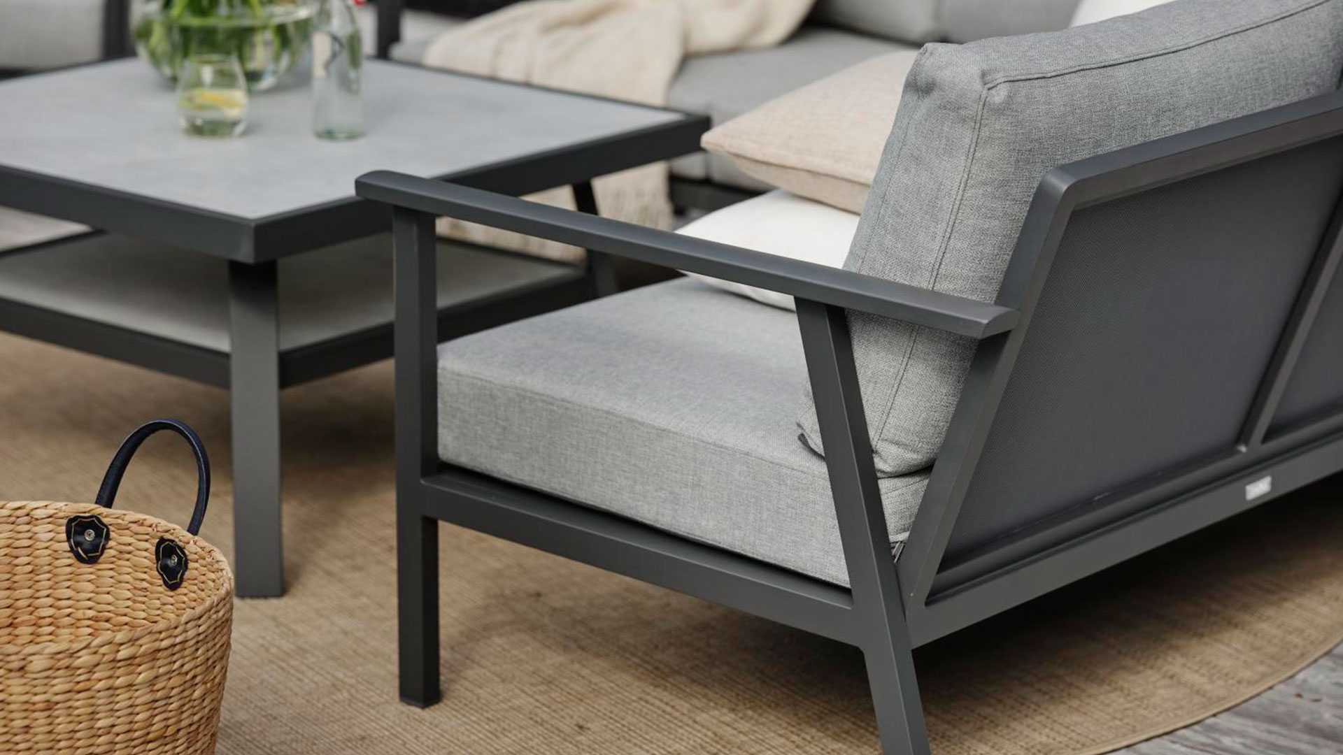 Samvaro avslutsdel låg höger/vänster grå