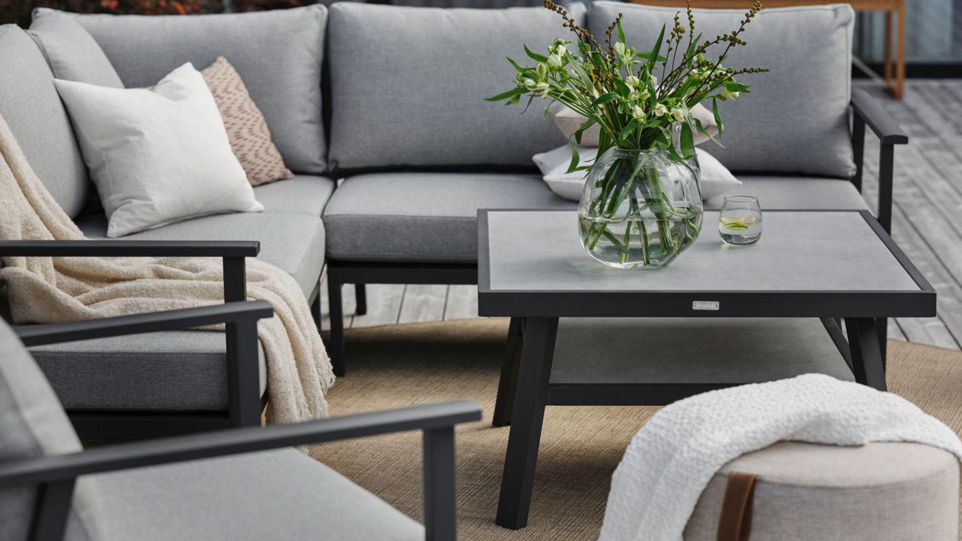 Samvaro avslutsdel låg höger/vänster grå