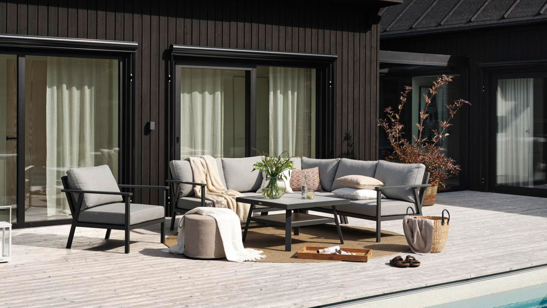 Samvaro avslutsdel låg höger/vänster grå