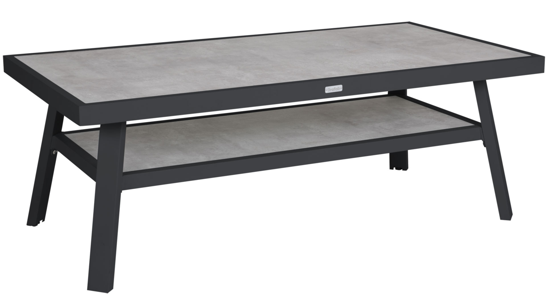 Samvaro soffbord låg grå 140cm