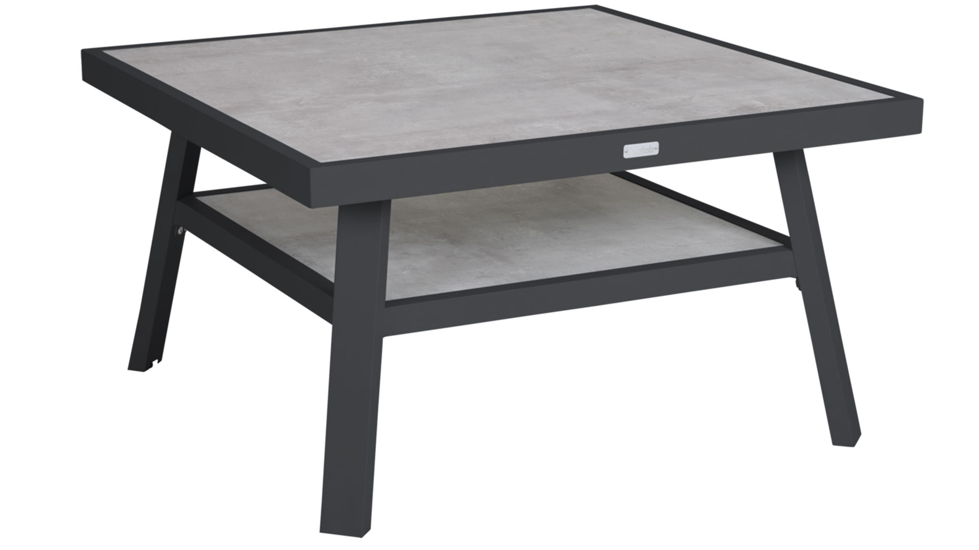 Samvaro soffbord låg grå 90cm