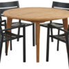 BR-4168_3 Lilja matbord runt teak 120cm