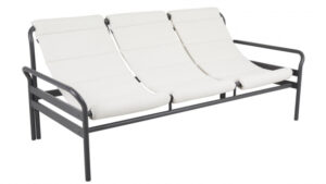 Sling 3-sitssoffa antracit/vanilla white