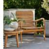 Lilja loungefåtölj teak/teak