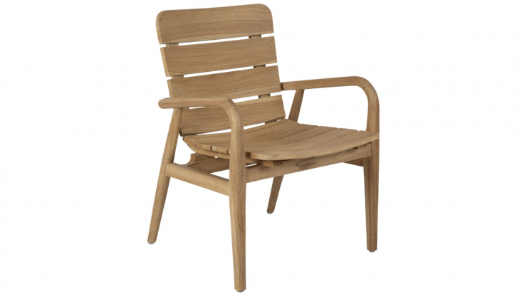 BR-4182 Lilja karmstol teak/teak