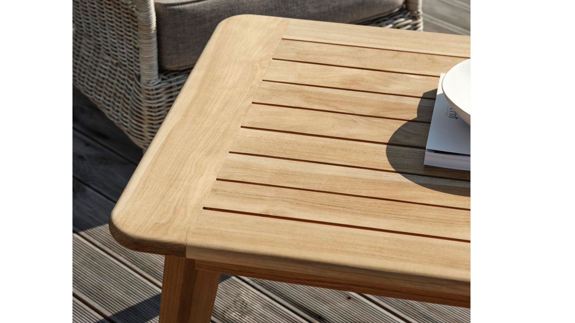 Lilja soffbord teak 140cm