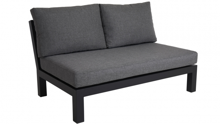 Stettler mittdel svart/grå