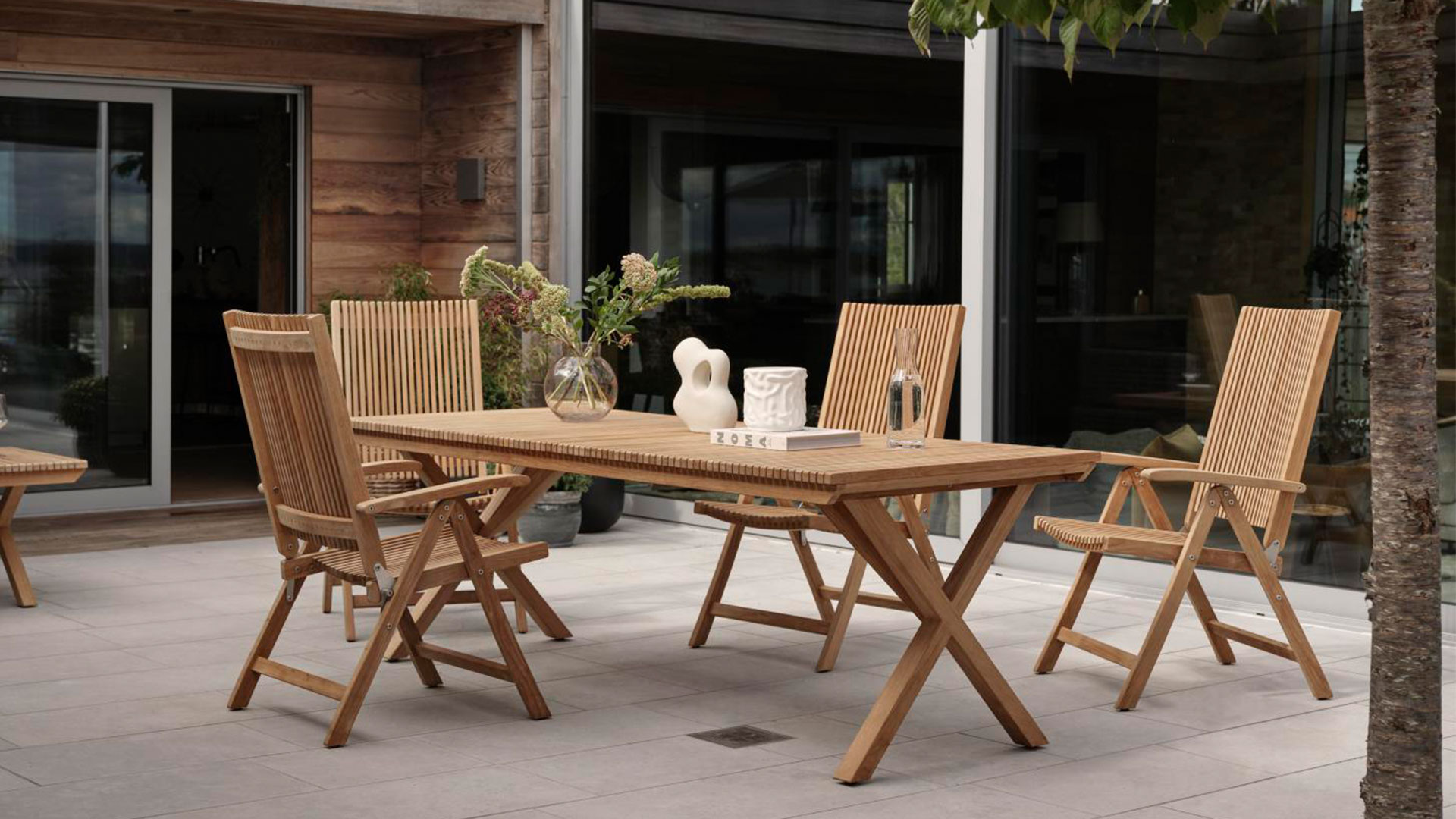 Julita positionsstol teak