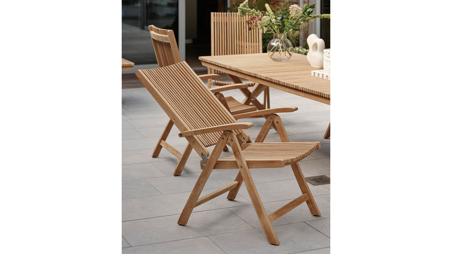 Julita positionsstol teak