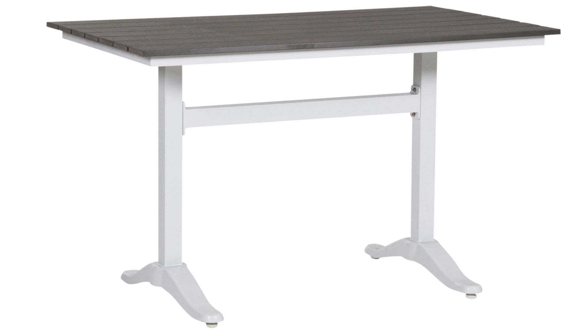 Maine cafébord vit/grå 120cm