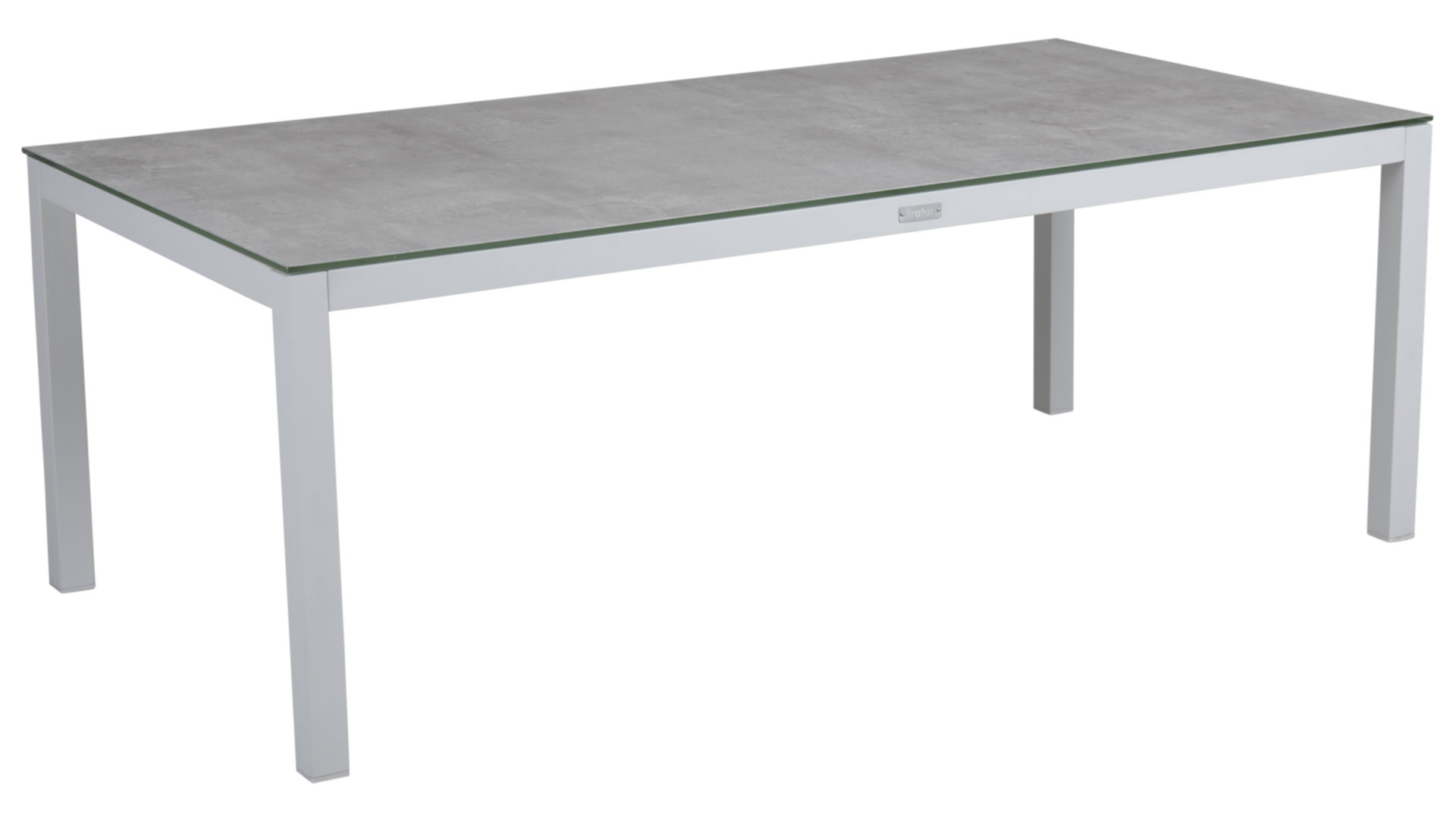 Belfort soffbord vit/grå 140cm