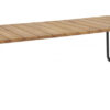 Nolli matbord teak/svart 175cm