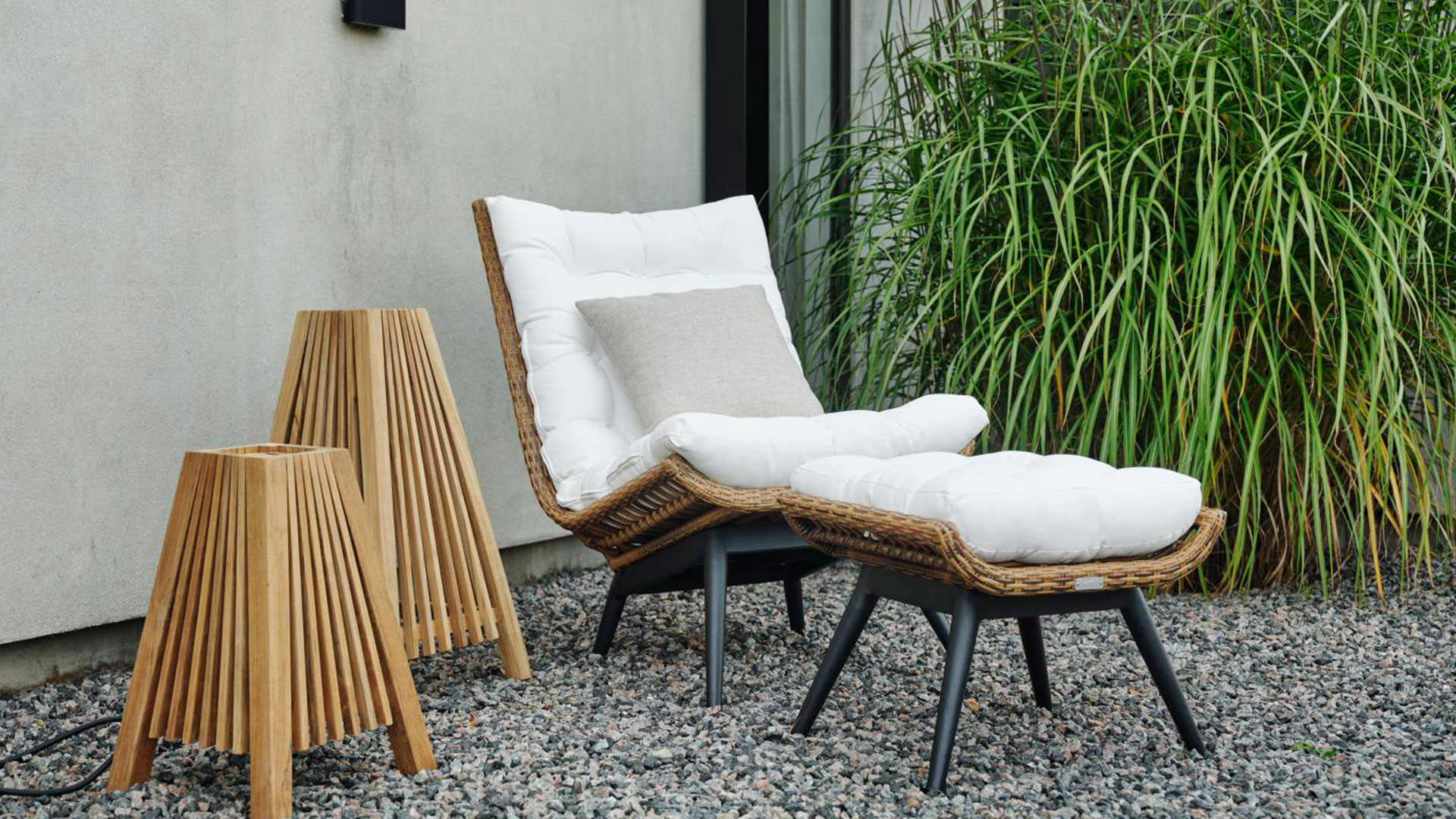Covelo fotpall natur/svart/vit
