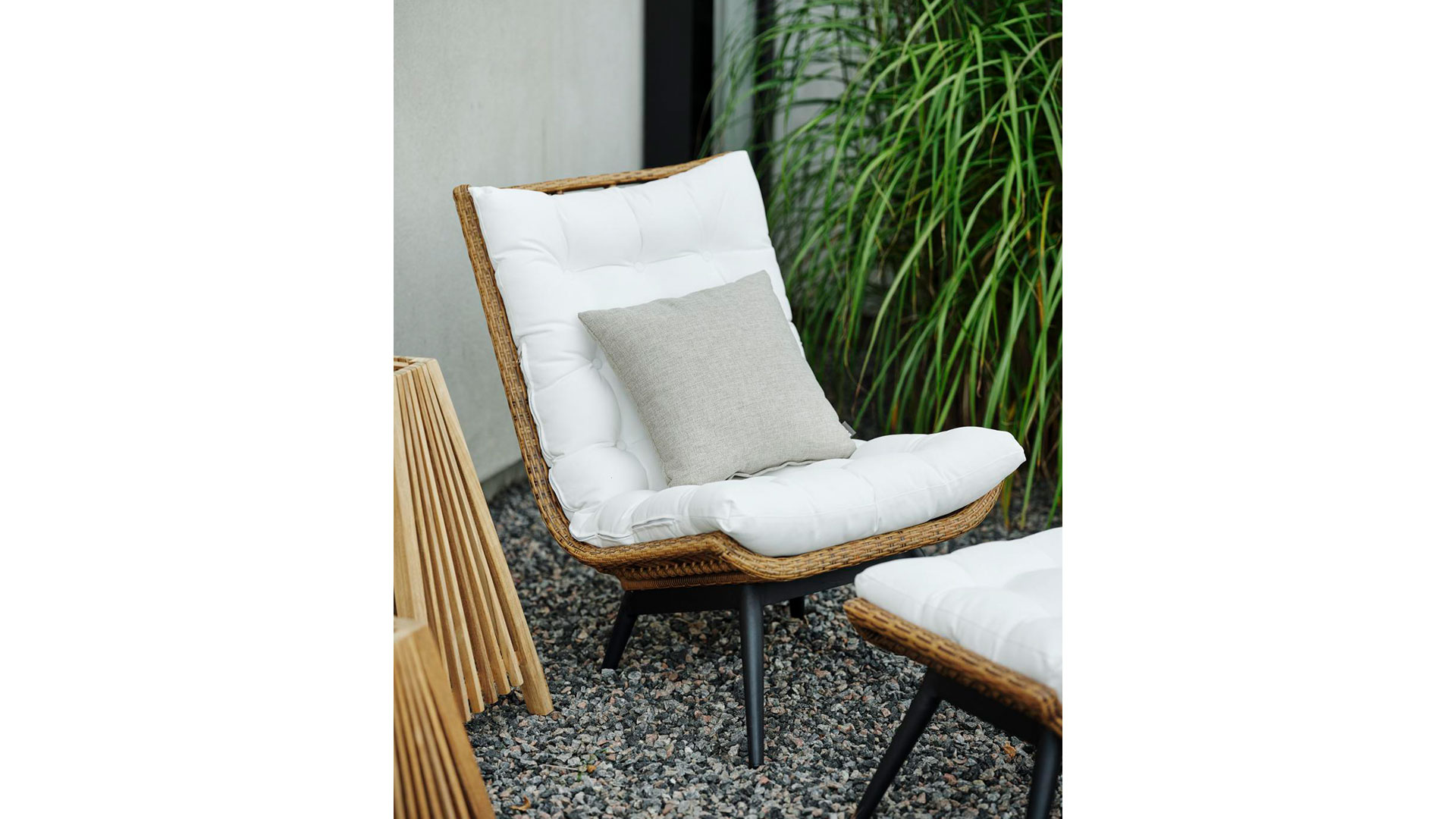 Covelo fotpall natur/svart/vit