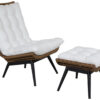 Covelo fotpall natur/svart/vit