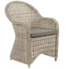Paulina karmstol beige/beige