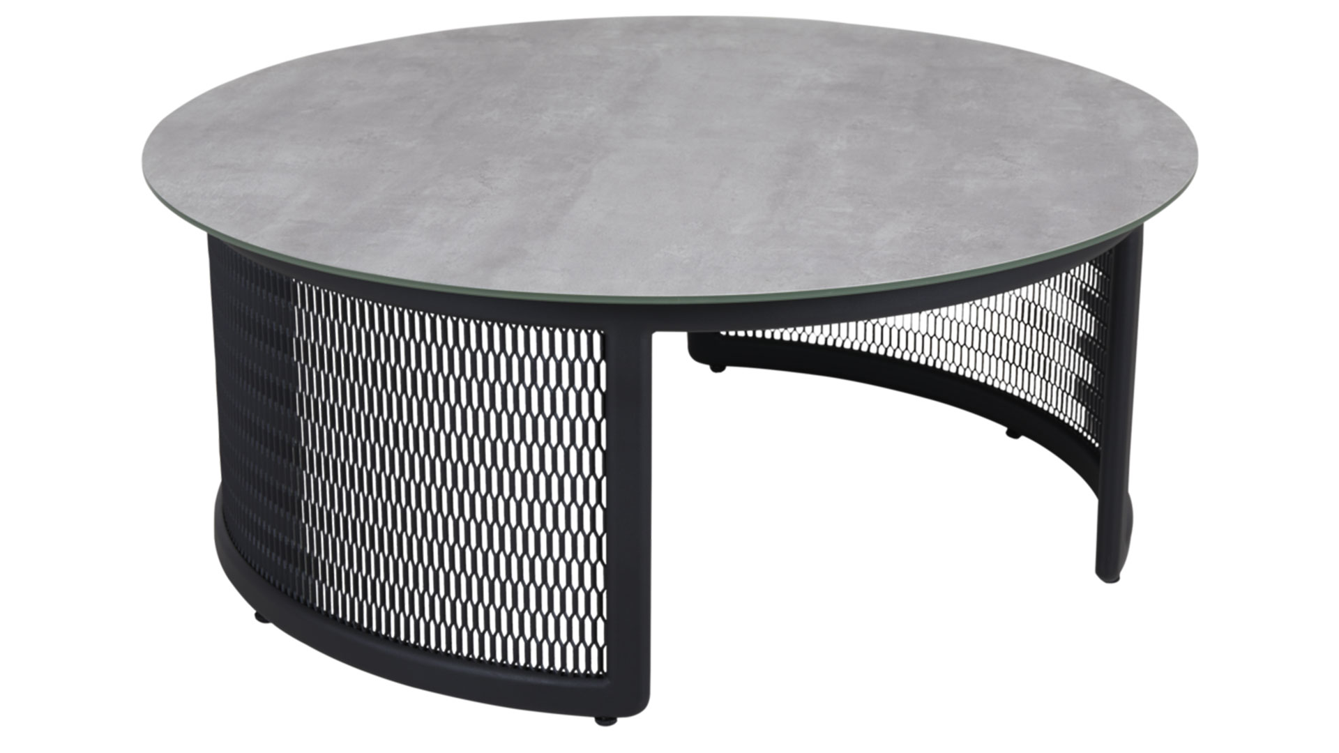 Virgo soffbord svart/grå 105cm