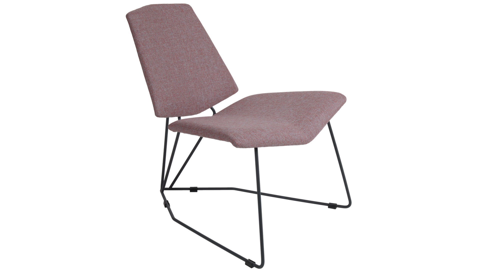 Pollux fåtölj antracit/peony