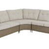 Hornbrook hörnsoffa beige