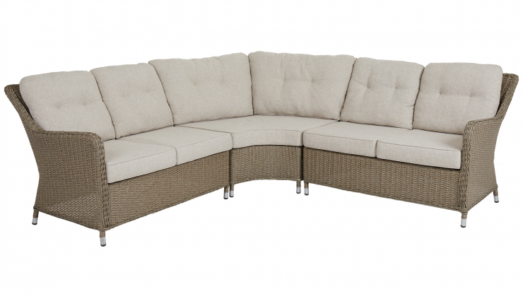 Hornbrook hörnsoffa beige